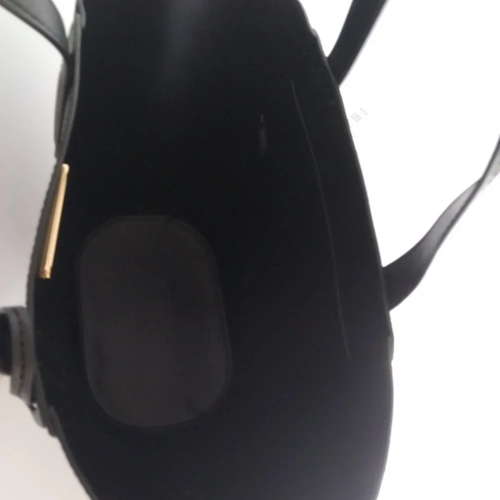 MICHAEL KORS PORTIA black leather Small Tote /NWT - Picture 6 of 8